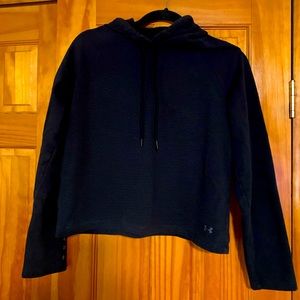 Under Armour Cropped Black Hoodie XS
